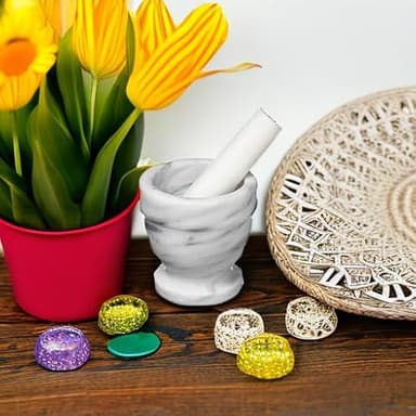 Norpro Marble Mortar, Pestle (Colors May Vary) - Image 4