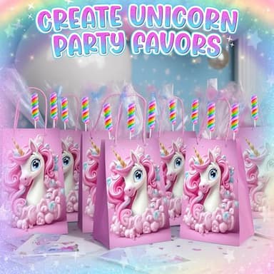 Unicorn Lollipops Individually Wrapped 20pk- Unicorn Party Favors - Unicorn Candy For Unicorn Goodie Bags - Rainbow Candy For Rainbow Party Favors & Unicorn Birthday Decorations - Image 2