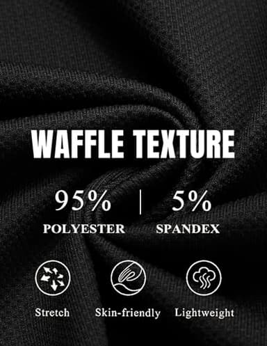 COOFANDY Mens Black Casual Blazer Dress Coat Stretch Business Suit Jacket Slim Fit Knit Sport Coat - Image 5