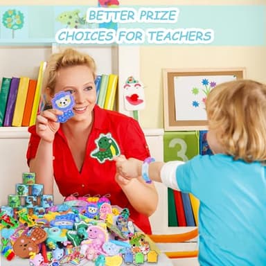 1000 Pcs Party Favors for Kids, Fidget Toys Bulk, Prizes for Kids, Fidget Stocking Stuffers Birthday Party Gifts, Carnival Treasure Classroom Prizes Box, Goodie Bag Stuffers, Birthday Party Toys - Image 6