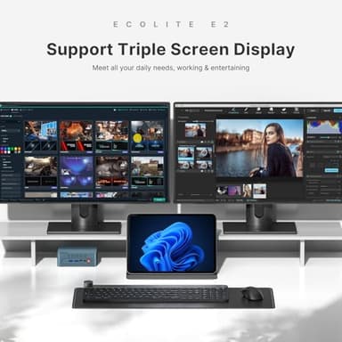 BOSGAME E2 Mini PC, Mini Computers with AMD Ryzen 5 3550H, 16GB DDR4 512GB PCIe SSD, 4K Triple Display, Type-C & USB3.2, RJ45, Wi-Fi 5/BT 5.0, Micro Desktop Computer for Office, Home & Streaming - Image 8