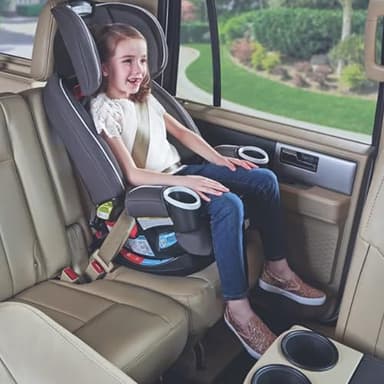 Graco 4Ever DLX 4-in-1 Car Seat, Grey, Infant to Toddler Car Seat, with 10 Years of Use, Rear-facing, Forward-facing and Booster Modes, Safe, Comfortable and Convenient - Image 2