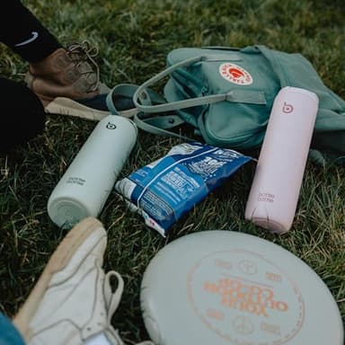 BOTTLE BOTTLE Insulated Water Bottle 24oz with Straw Lid and Handle for Sports Travel Gym Stainless Steel Water Bottles Double-Wall Vacuum Metal Leak Proof BPA-Free (Light Pink) - Image 6