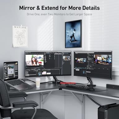 BENFEI DisplayPort to HDMI, Uni-Directional 4K DisplayPort (DP) Computer to HDMI Monitor 6 Feet Cable Compatible with HP, ThinkPad, AMD, NVIDIA, Desktop and More - Male to Male, Space Grey - Image 6