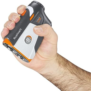 Bushnell Golf Tour V6 Shift Laser Rangefinder with Slope Switch, Visual Jolt Flag Locking, Magnetic Mount, 1300 Yard Range 6X Magnification - Image 8