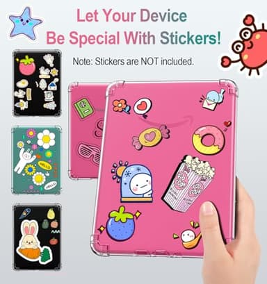 MoKo Case for All-New 7" Kindle Paperwhite (12th Generation-2024) and Kindle Colorsoft Signature Edition 2024, Ultra Thin Clear Flexible Transparent TPU Skin Bumper Back Cover Shell, Clear - Image 3