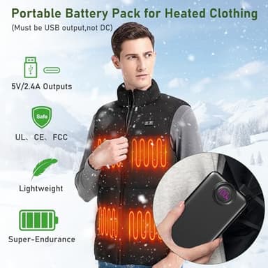 GrnOas.E Power Bank,10000mAh 22.5W Max Portable Charger Built in Cables，4 Outputs 2 Inputs External Phone Powerbank,5V/3A Fast Charging Travel Charger for iPhone Android iPad,(Pearl Black) - Image 4