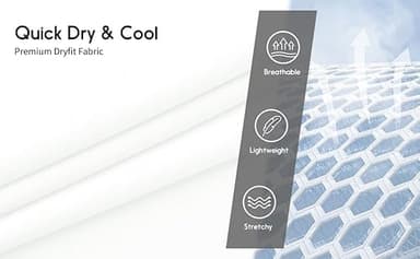 Opna Men's Long Sleeve Moisture Wicking Athletic Shirts White-M - Image 6