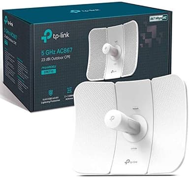 TP-Link CPE710 | 5GHz AC 867Mbps Long Range Gigabit Outdoor CPE for PtP and PtMP Transmission | Point to Point Wireless Bridge | 23dBi | Passive PoE Powered w/Free PoE Injector | Pharos Control - Image 6