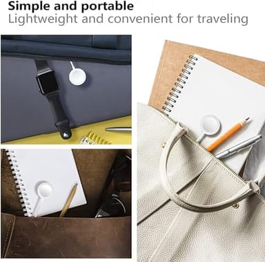 𝟐𝟎𝟐𝟓 𝐔𝐩𝐠𝐫𝐚𝐝𝐞𝐝 Magnetic Charging Cable for Apple Watch Charger,[USB C Port] Wireless Charging Cable Compatible with iWatch Series Ultra/10/9/8/7/6/SE/SE2/5/4/3/2[3.3FT]-White - Image 6