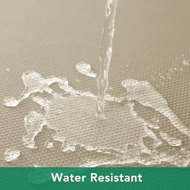 Biscaynebay Textured Fabric Square Tablecloths 54x54 Inches, Natural Water Resistant Spill Proof Table Cloth Washable Small Card Folding Table Covers for Dining, Kitchen, Wedding and Parties - Image 3