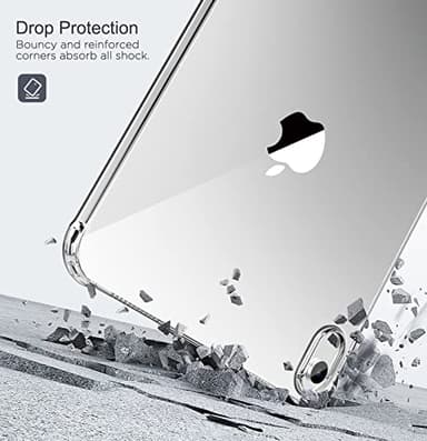 MoKo Clear Case for iPad (A16) 11th Generation 2025 11-inch/10th Generation 2022 10.9 inch, Lightweight Soft TPU, Anti-Scratch Ultra Slim Protective Tablet Cover, Shockproof Impact Resistant, Clear - Image 5