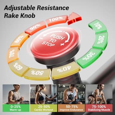 CURSOR FITNESS Exercise Bike, Stationary Bikes for Home, 300 LBS Capacity, Workout Bike with Silent Belt Drive, Indoor Cycling Bike with Extra Comfort Seat/Tablet & Bottle Holder - Image 6