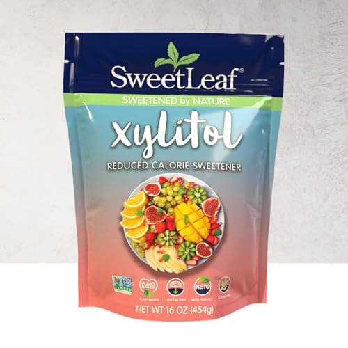 SweetLeaf Xylitol Reduced Calorie Sweetener - Sugar Substitute for Fruit, Coffee, or Baking, Sweet Keto Friendly Alternative, Sugar Free, Gluten Free, Non GMO - 16 Oz Bag - Image 1