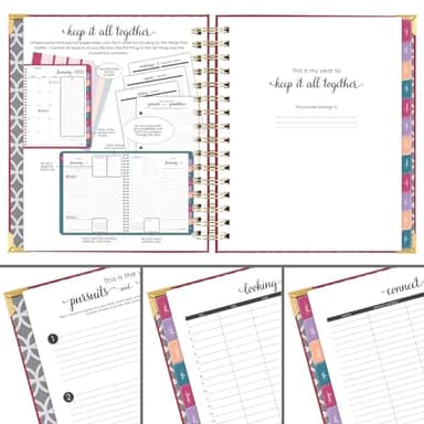 AT-A-GLANCE 2025 Planner, Daily & Monthly, 7" x 8-3/4", Medium, Hardcover, Harmony, Berry (6099-806-59-25) - Image 8