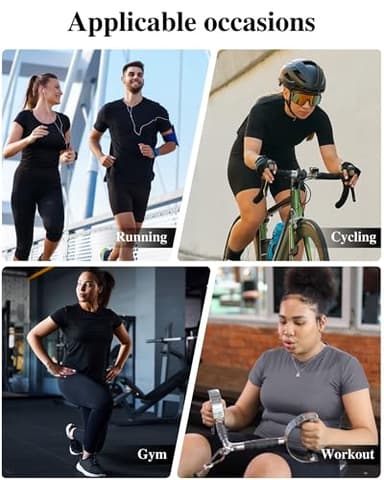 NebuKinex 5-Pack Women's Compression Shirts Short Sleeve Workout Tops Athletic Baselayer Quick Dry Gym Yoga Running T-Shirt Medium - Image 6