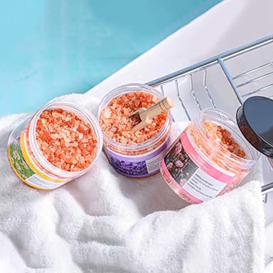Spa Luxetique Epsom Salts for Soaking, 3.17lbs Bath Salts Gifts with Lavender, Rose, Chamomile Scent as Christmas Gifts for Woman, Spa Sets for Mom - Image 5