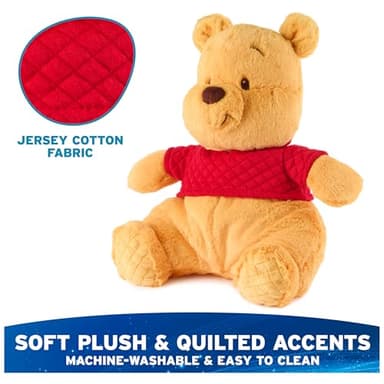 GUND Disney Official Winnie The Pooh Oh So Snuggly Plush, Teddy Bear Stuffed Animal for Babies and Infants, Yellow, 12.5” - Image 5
