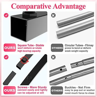 Wokceer Wedding Arch Backdrop Stand 8 FT Metal Backdrop Arch Stand for Wedding Ceremony Birthday Party Bridal Shower Floral Balloon Arch Decoration - Image 4