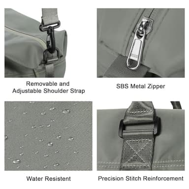 Travel Duffel Bag,Sports Tote Gym Bag,Shoulder Weekender Overnight Bag for Women - Image 6