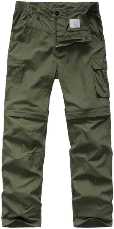 Kids' Cargo Pants, Boy's Casual Outdoor Quick Dry Waterproof Hiking Climbing Convertible Trousers #9016 - Image 2