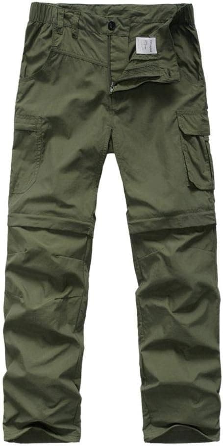 Kids' Cargo Pants, Boy's Casual Outdoor Quick Dry Waterproof Hiking Climbing Convertible Trousers #9016 - Image 1