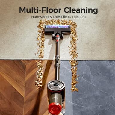 RONEAIR Cordless Vacuum Cleaner with Back-Saving&Self-Standing,Upright Vacuum Cleaners for Home,Anti-Tangle,Powerful Suction,Stick Vacuum Cordless Rechargeable for Hard Floors,Carpets,Pet Hair,Car - Image 8