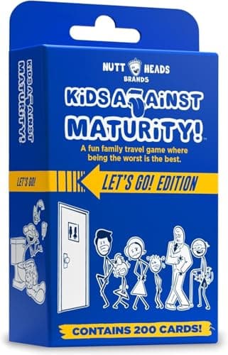 Kids Against Maturity: Card Game for Kids and Family, Super Fun Hilarious for Family Party Game Night, (Let's Go Edition) - Image 1