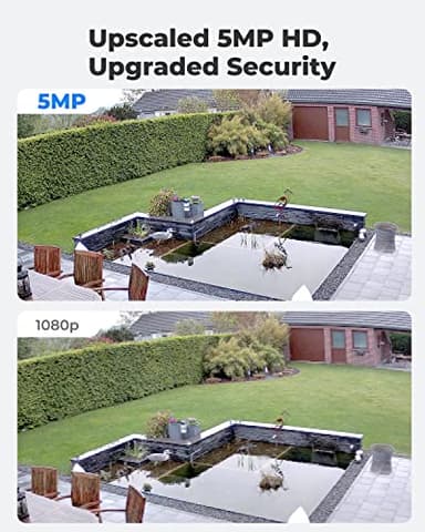 REOLINK 5MP PoE Security Camera, Surveillance Outdoor Indoor for home, Person/Vehicle/Pet Detection, Time-Lapse, Work with Smart Home, 100ft IR Night Vision, Support 512GB SD Card, RLC-520A(Pack of 2) - Image 2