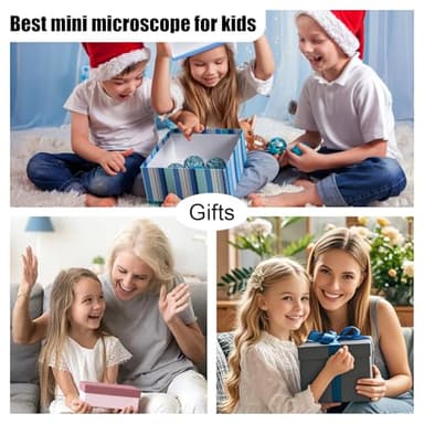 Kids Microscope, Portable Microscope for Kids Zoom 60x-120x, Little Scientist Lab Education, Gifts for Girls Boys 8-12, STEM Handheld Scope, Science Toys - Image 6