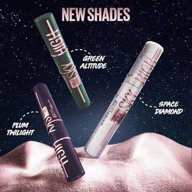 Maybelline Lash Sensational Sky High Washable Mascara Makeup, Volumizing, Lengthening, Defining, Curling, Multiplying, Buildable Formula, Blackest Black, 1 Count - Image 6