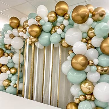 Voircoloria 105pcs White Balloons 12inch Party Balloons for Birthday Baby Shower Graduation Wedding Anniversary Party Decorations - Image 4