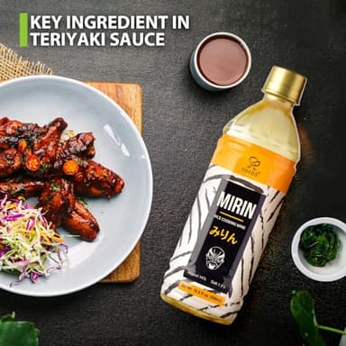 Soeos Mirin Cooking Wine, 16.9 fl oz (2 * 500ml) Pack of 2, Traditional Rice Wine, Authentic Natural Sugar Cooking Wine, Sweet Rice Wine for Cooking and Condiments, Premium Mirin Cooking Wine. - Image 5