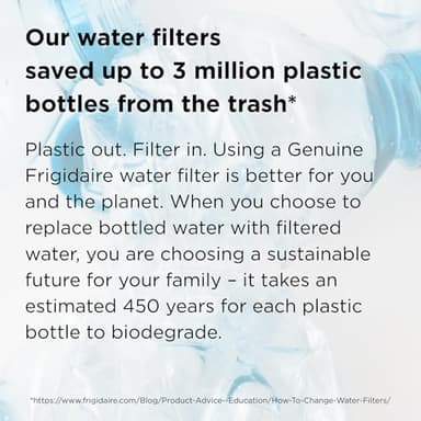 FRIGIDAIRE EPTWFU01 PureSource Ultra II Refrigerator Water Filter, 1 Count, White - Image 8