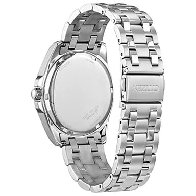 Citizen Men's Eco-Drive Classic Peyton Watch, 3-Hand Date, Sapphire Crystal, Luminous Markers, Silver/Green Dial - Image 3