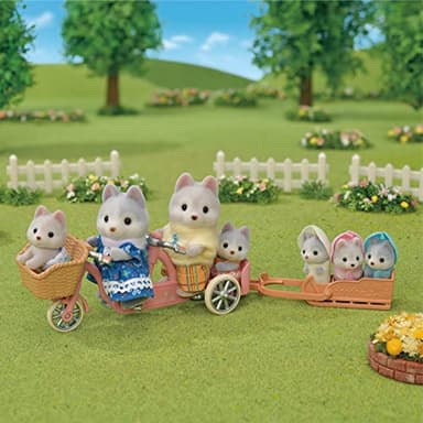 Calico Critters Husky Family - Set of 5 Collectible Doll Figures for Ages 3+ - Image 4