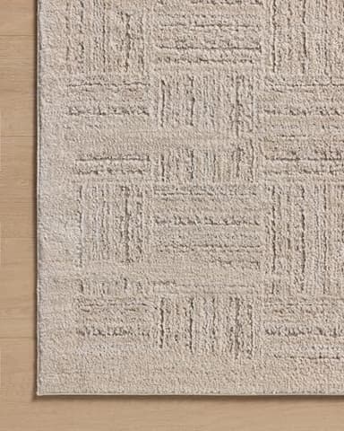 Loloi Amber Lewis Monty Collection MOT-01 Ivory/Taupe 9'-2" x 13', .50" Pile Height, Area Rug - Image 6
