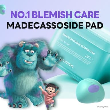 MEDIHEAL Madecassoside Toner Pads [Disney Pixar Edition] - Centella Asiatica to Improve Uneven Skin Tone - Vegan Face Gauze, Full size 100 + Refill 100 (200 pads) - Image 3