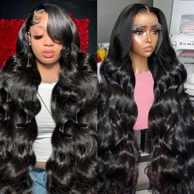 Drosuud 30 Inch 13X6 Lace Front Wigs Human Hair 200% Density Body Wave HD Lace Front Wigs Human Hair Pre Plucked Glueless Wigs Human Hair for Women With Baby Hair - Image 1