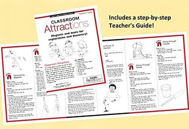 Dowling Magnets Classroom Attractions Comprehensive Magnet Lab: Level 1, Grades PreK-2 (Ages 4-7). Classroom Magnets/Science Kit/STEM Kit/Kids Magnets for Classroom/Science Experiments. Item 731301. - Image 5