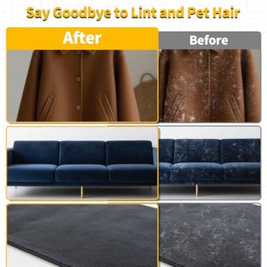 Pet Hair Removal Glove for Dogs & Cats, Newly Upgraded Reusable Electrostatic Pet Hair Gloves, Pet Hair Remover Tool for Clothing, Couch, Carpet, Car Seat - Image 5