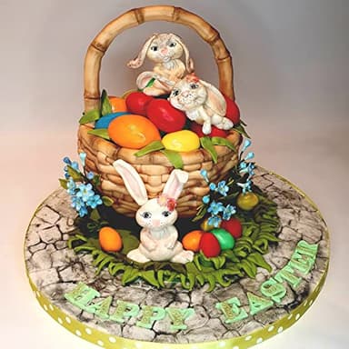 Katy Sue Easter Bunny Silicone Mold for Easter Cake Decorating & Craft. An Easter Bunny Animal Mold. Use with Fondant, Sugar Paste, Chocolate, & Air Drying Clay from Katy Sue Designs Fondant Molds - Image 8