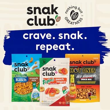 Snak Club Yogurt Trail Mix with Raisins, Peanuts, Dried Dates, Yogurt Chips, Cashews, and Almonds, Gluten-Free and Kosher Snack, 6.75 oz Resealable Bags, 6 Pack - Image 7