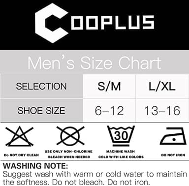 COOPLUS Mens Ankle Socks Athletic Cushioned Breathable Low Cut Tab With Arch Support - 6 Pairs - Image 4