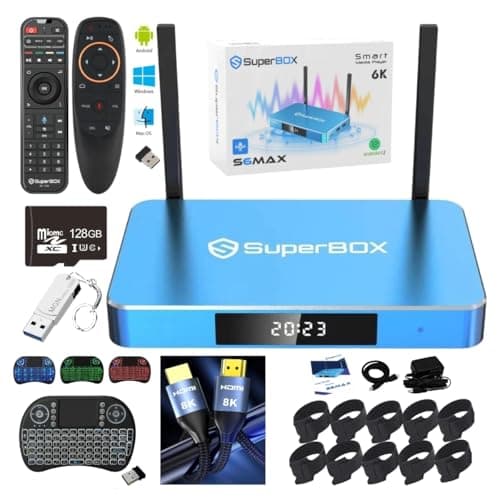 S6 S5 M*ax 2025 New with Power Cord 6K Ultra HD Voice Remote s6 Pro, 4GB RAM + 64GB ROM