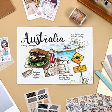 EOOUT 100pcs A5 Blank Kraft Notebooks, Journals in Bulk, Sketchbooks Bulk for Kids, 60 Pages, 80GSM, 8.3 X 5.5 Inch, Travel Journal Set, Travelers, Students and Office - Image 6