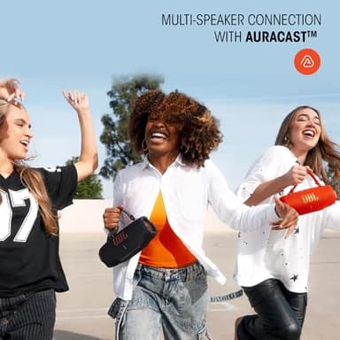 JBL Charge 6 - Portable Waterproof & Drop-Proof Bluetooth Speaker, Bold Pro Sound with AI Sound Boost, 28Hrs of Playtime, Built-in powerbank & Removable Carrying Strap (Black) (Renewed) - Image 6