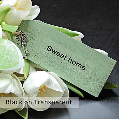 Phomemo D30 Label Tape, for D30 D35 Q30 Q30S Label Maker, Black on Transparent Clear Sticker Thermal Paper Self-Adhesive Label Maker Tape, 14mm x 30mm (0.55 x 1.18 Inch) 210 Labels/Roll, 3-Roll - Image 6