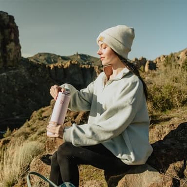 BOTTLE BOTTLE Insulated Water Bottle 24oz with Straw Lid and Handle for Sports Travel Gym Stainless Steel Water Bottles Double-Wall Vacuum Metal Leak Proof BPA-Free (Light Pink) - Image 9