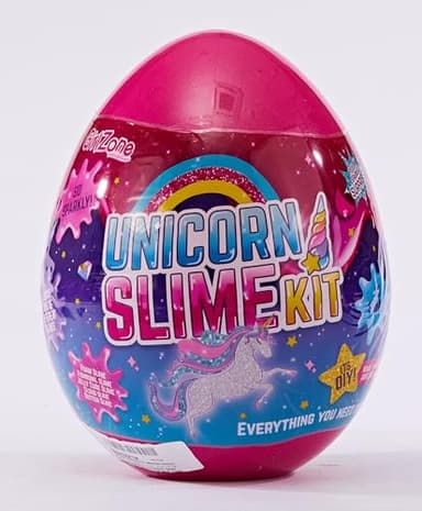 GirlZone Sparkly Unicorn Egg Surprise Slime Kit for Girls, Sensory Toys for Kids, Create Cloud Slime & Magical Unicorn Slime, Ideal Arts and Crafts Easter Gift for Kids Aged 7-12 Years Old - Image 9